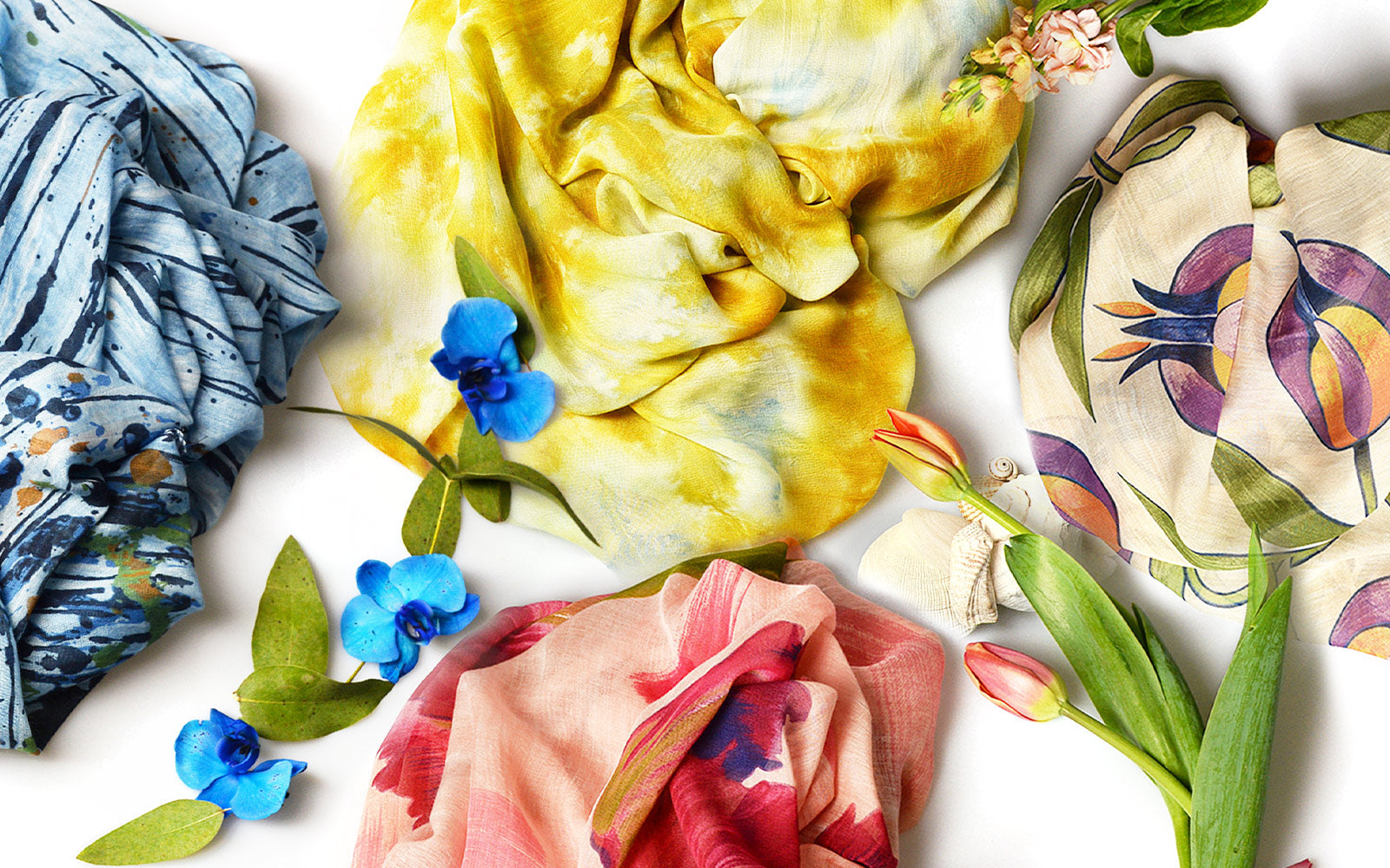 Energia e dinamismo: la linea Foulard Bamboo si colora di sei nuove tonalità dai toni vitaminici e intensi