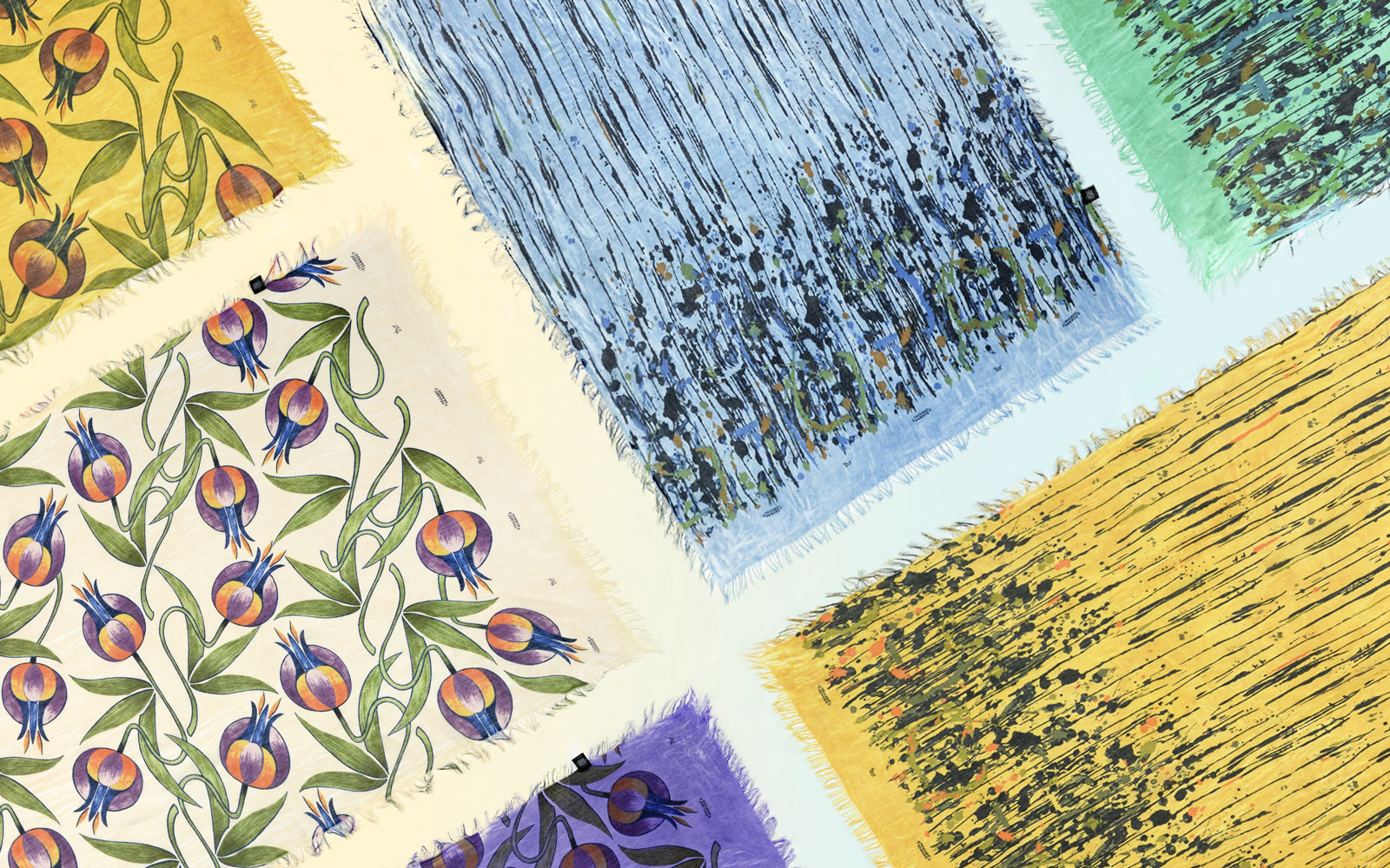 Una ventata di energia cromatica e pittorica: celebriamo l’inizio della primavera con i nuovi decori Mucha e Pollock