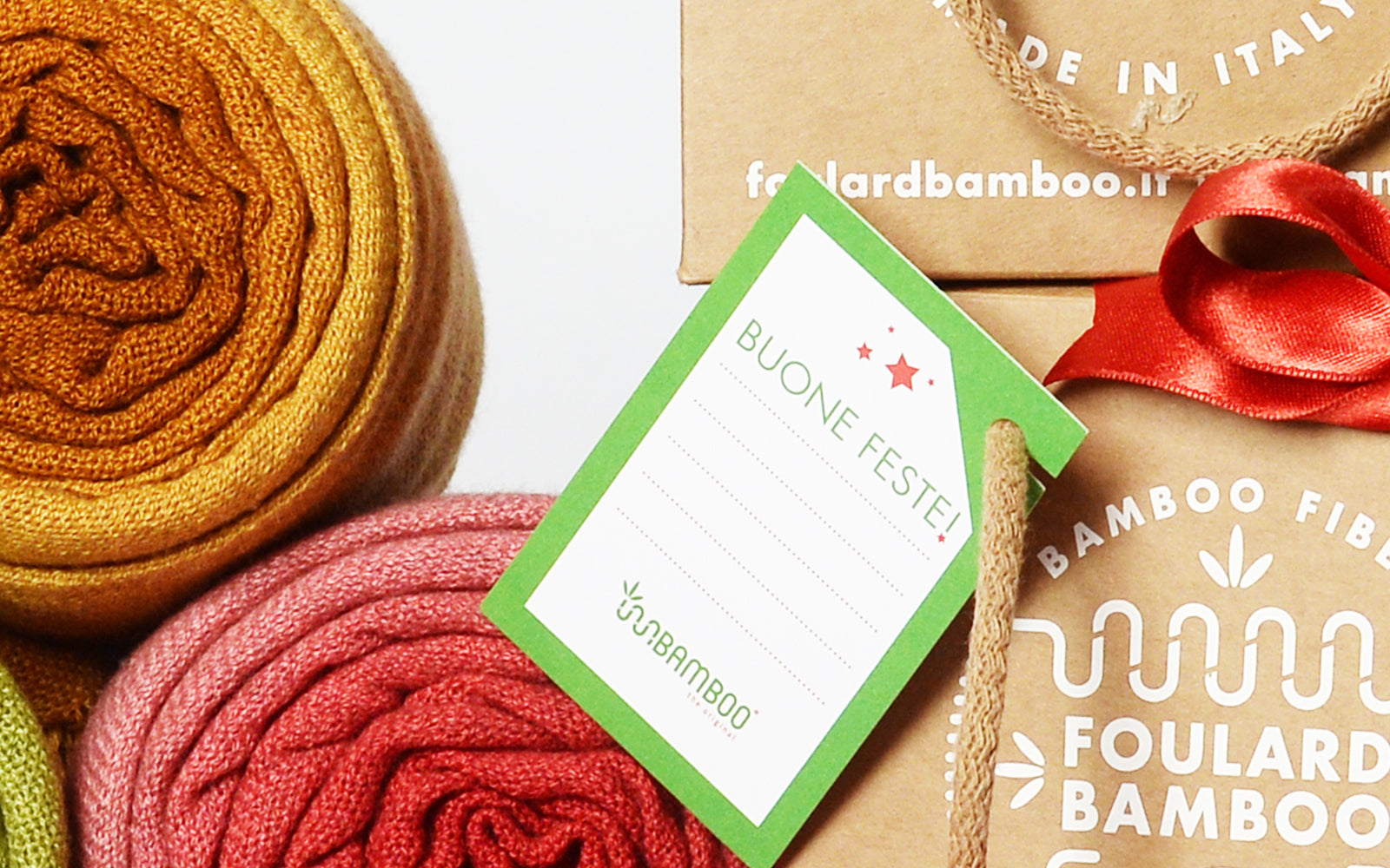 Rendi unici i tuoi regali aziendali con i Foulard Bamboo