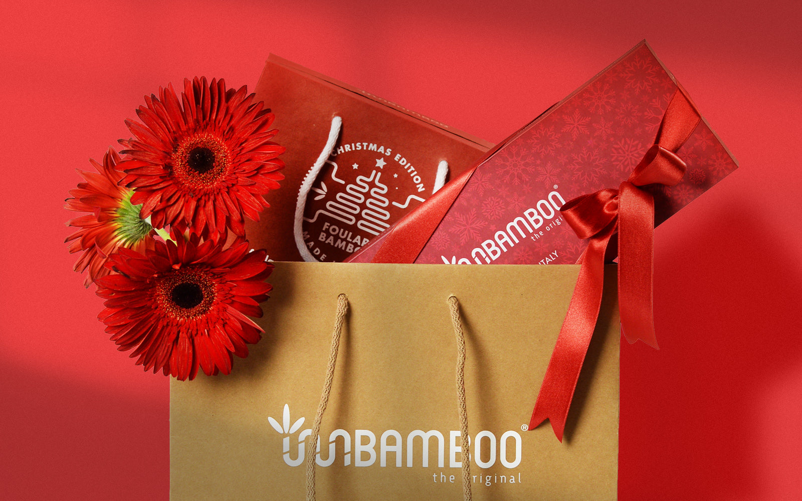 A Natale i Foulard Bamboo e i Bamboo Socks sono ancora più belli, e graditi,
con le accattivanti confezioni regalo Innbamboo