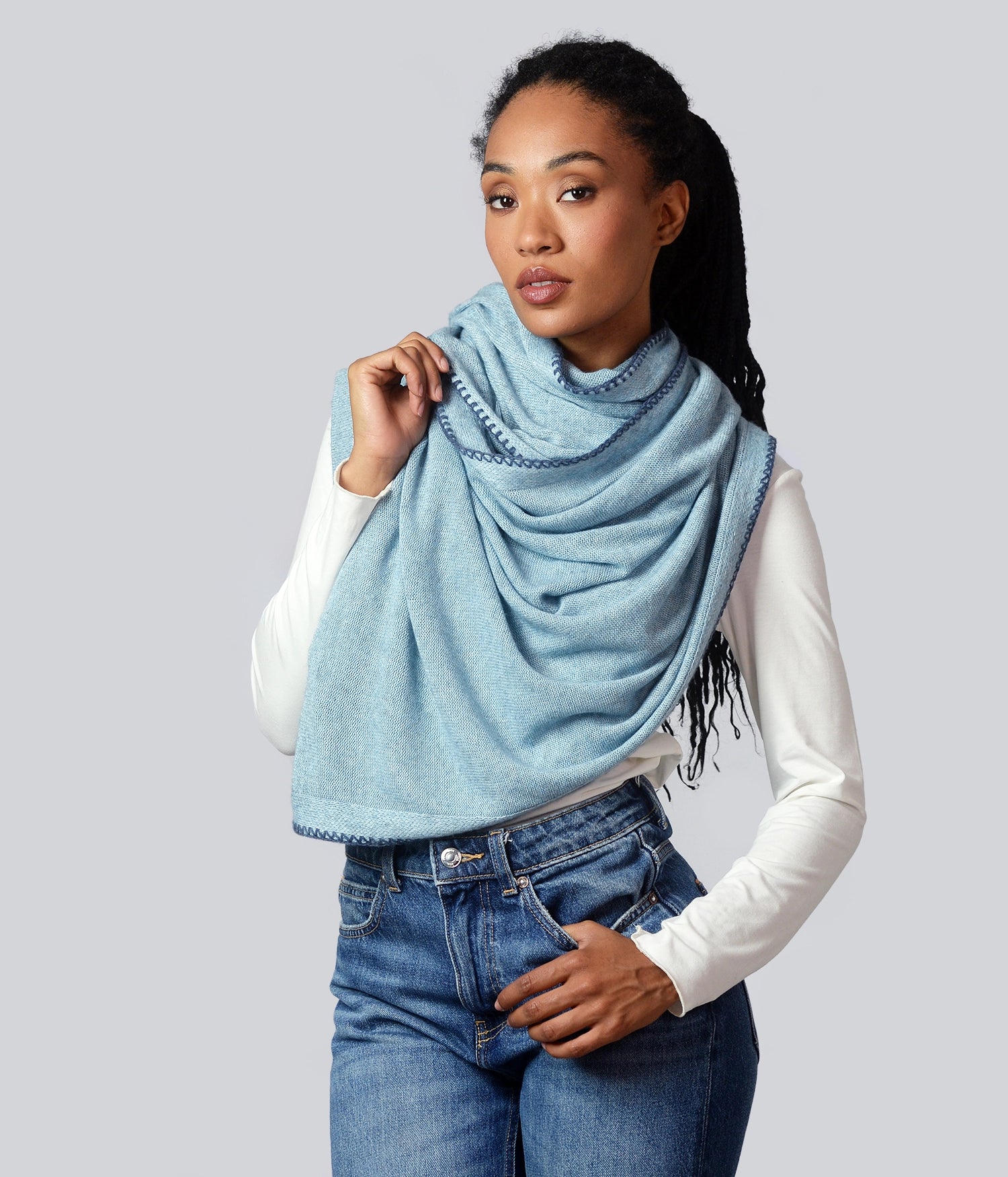 Foulard Melange punto cavallo