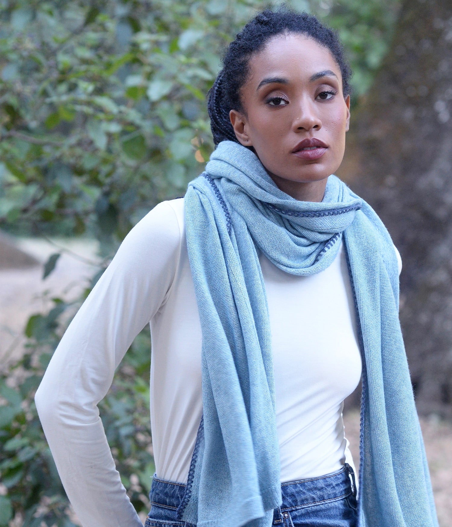 Foulard Melange punto cavallo
